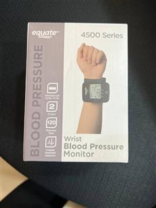 Equate wrist blood pressure monitor series 4500 - health and